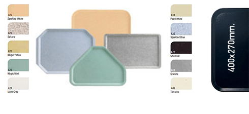 Dienbladen Polyester Versa Tray afm. 400x270mm.